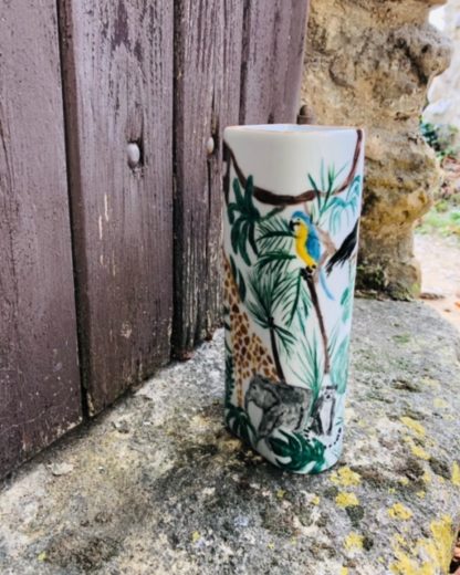 Vase "Dans la jungle"